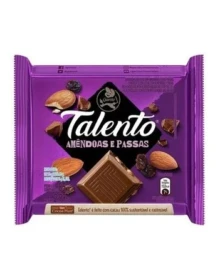 CHOCOLATE TALENTO AMENDOAS PASSAS DISPLAY 15X25G