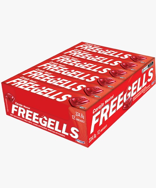 FREEGELLS DISPLAY CEREJA 12UN