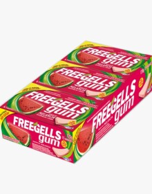 FREEGELLS GUM DISPLAY MELANCIA 8 G 15UN