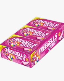 FREEGELLS GUM DISPLAY TUTTI FRUTTI 8 G 15UN