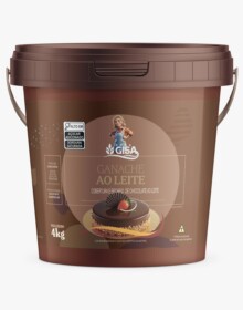 GANACHE DONA GISA AO LEITE 4 KG