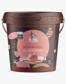 GANACHE DONA GISA MORANGO COM SEMENTES 4 KG