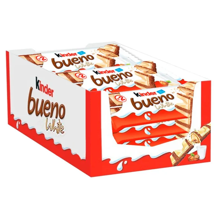 KINDER BUENO BRANCO DISPLAY 39G 15UND