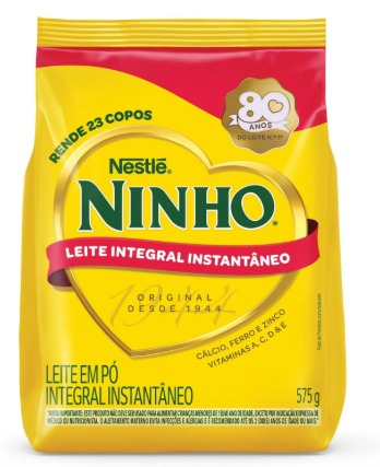 LEITE EM PÓ NINHO INSTANTÂNEO SACHET 575G