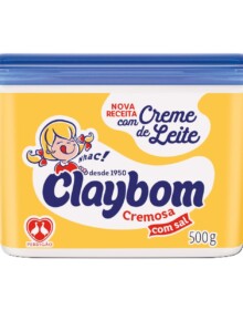 MARGARINA COM SAL CLAYBOM CREMOSA 12X500G