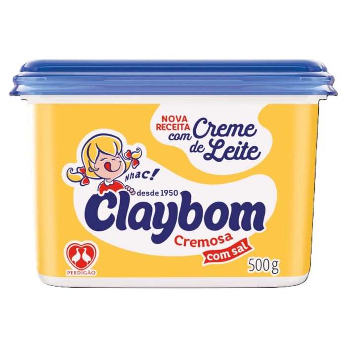 MARGARINA COM SAL CLAYBOM CREMOSA 12X500G