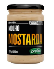 MOLHO MOSTARDA VIDRO 320G