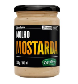 MOLHO MOSTARDA VIDRO 320G