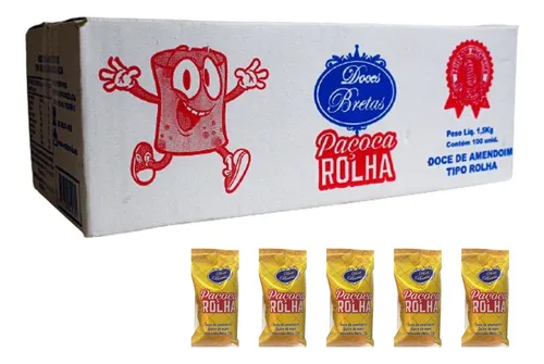 PAÇOCA ROLHA BRETAS 110X15G