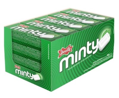 PASTILHA MINTY DISPLAY HORTELÃ 17G 40UND