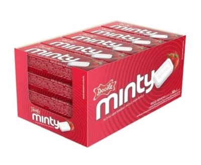 PASTILHA MINTY DISPLAY MORANGO 17G 40UND