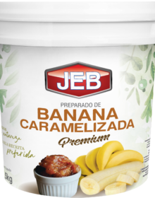 POLPA RECHEIO BANANA CARAMELIZADA JEB BALDE 4,5KG