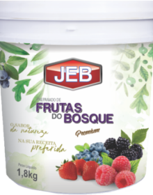 POLPA RECHEIO FRUTAS DO BOSQUE JEB BALDE 1,8KG