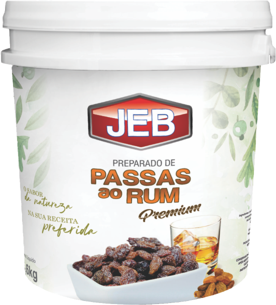 POLPA RECHEIO PASSAS AO RUM JEB BALDE 4,6KG