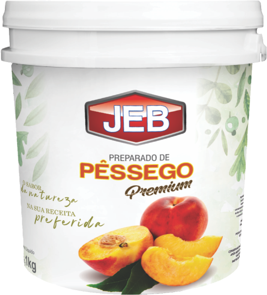 POLPA RECHEIO PÊSSEGO JEB BALDE 4,1KG