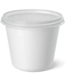 POTE DE MOLHO COM TAMPA F697 BRANCO 60ML 700UN