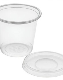POTE DE MOLHO COM TAMPA F697 TRANSPARENTE 60ML 700UN