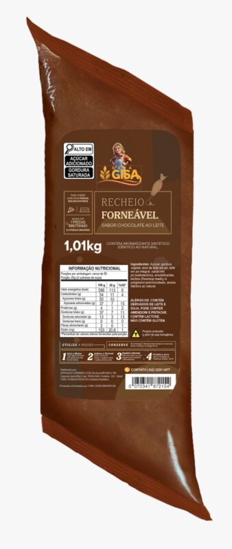 RECHEIO FORNEÁVEL AO LEITE DONA GISA 1,01KG