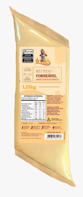 RECHEIO FORNEÁVEL BRANCO DONA GISA 1,01KG