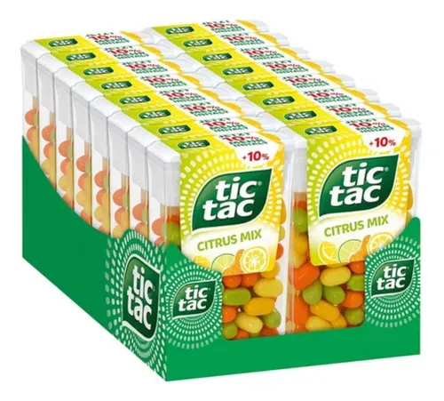 TIC TAC DISPLAY CITRUS 14,5G 14UND