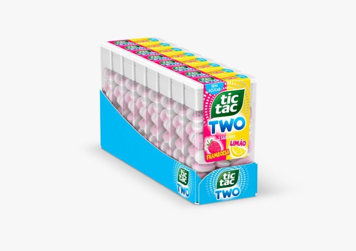 TIC TAC TWO FRAMBOESA LIMÃO DISPLAY 38,5G 8UND
