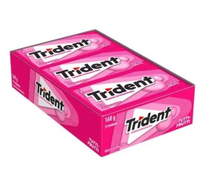 TRIDENT DISPLAY TUTTI FRUTTI 8G 21UND