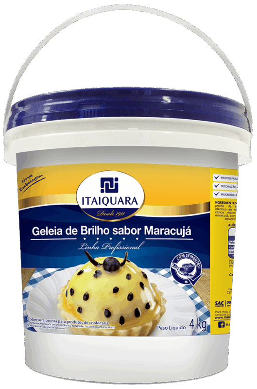GELEIA BRILHO MARACUJA ITAIQUARA 4KG