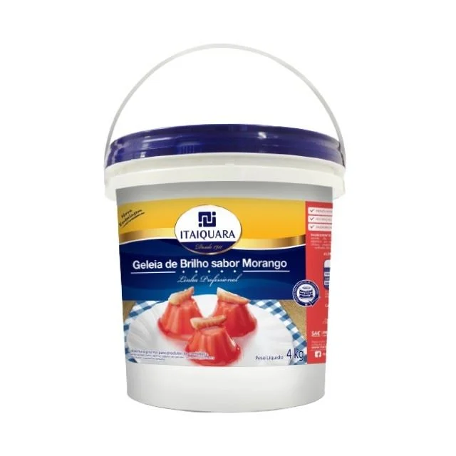 GELEIA BRILHO MORANGO ITAIQUARA 4KG