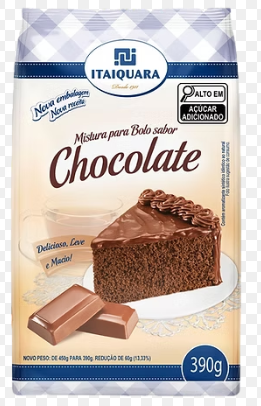 MIST BOLO ITAIQUARA CHOCOLATE FD 12X390G