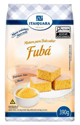 MIST BOLO ITAIQUARA FUBA FD 12X390G