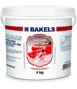 GELEIA BRILHO MORANGO BAKELS BD 4 KG