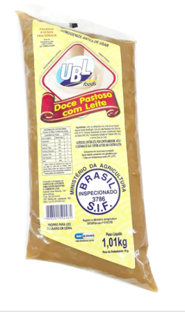 DOCE DE LEITE UBL BISNAGA 1,01KG