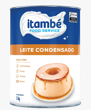 LEITE CONDENSADO ITAMBE INTEGRAL LATA 5KG