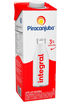 LEITE UHT INTEGRAL PIRACANJUBA 12X1