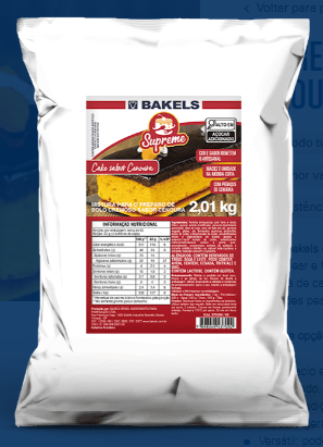 CAKE BAKELS SUPREME CENOURA 2KG