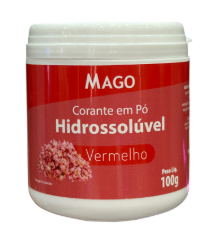 CORANTE EM PO MAGO VERMELHO 100G