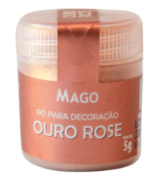 PO P  DECORAR MAGO OURO ROSE 5G