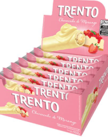 TRENTO WAFER CHEESECAKE MORANGO 16X29G