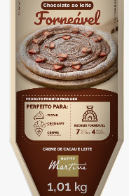 RECH  CHOC AO LEITE CARIBE FORN 1,01KG