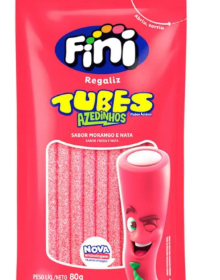 FINI TUBES MORANGO CITRICO 80G